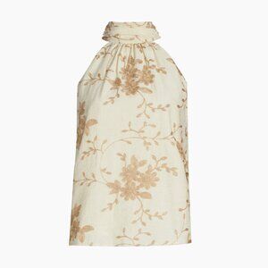 NWT Ramy Brook Cara Floral-Embroidered Tank